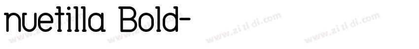 nuetilla Bold字体转换